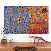Aboriginal Artwork by Antonia Napangardi Michaels, Lappi Lappi Jukurrpa, 122x76cm