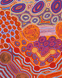 Aboriginal Artwork by Antonia Napangardi Michaels, Lappi Lappi Jukurrpa, 122x76cm