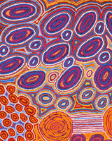 Aboriginal Art by Antonia Napangardi Michaels, Lappi Lappi Jukurrpa, 122x76cm - ART ARK®