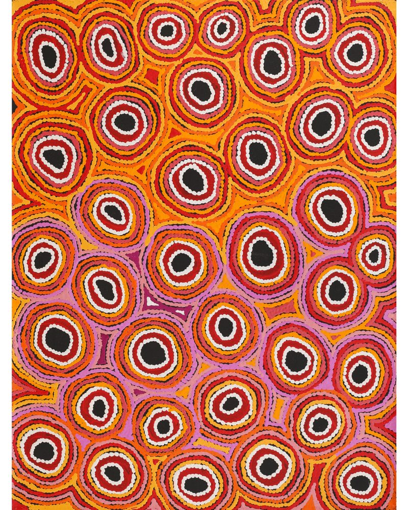 Aboriginal Artwork by Antonia Napangardi Michaels, Lappi Lappi Jukurrpa, 61x46cm