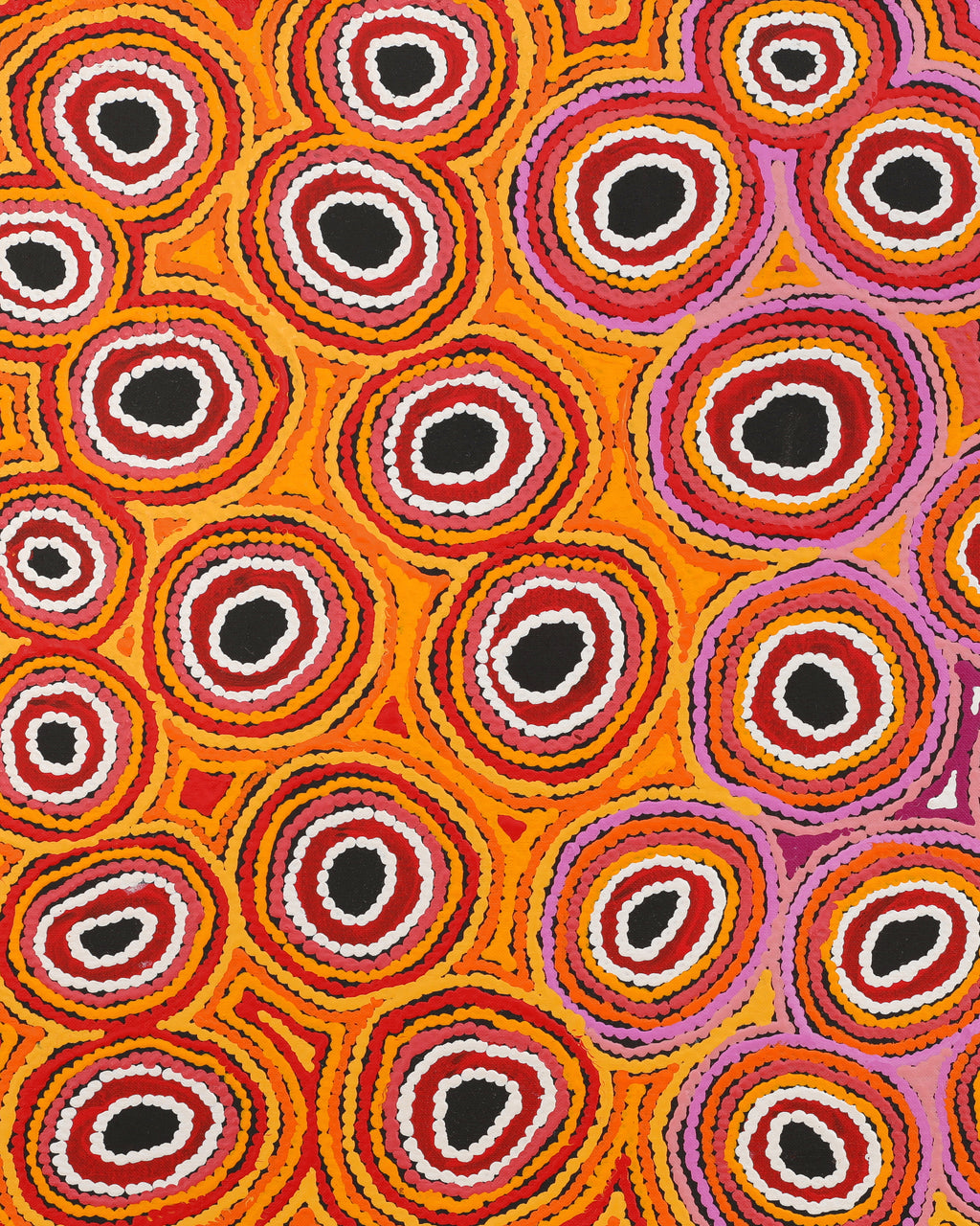 Aboriginal Artwork by Antonia Napangardi Michaels, Lappi Lappi Jukurrpa, 61x46cm