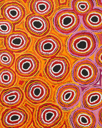 Aboriginal Artwork by Antonia Napangardi Michaels, Lappi Lappi Jukurrpa, 61x46cm
