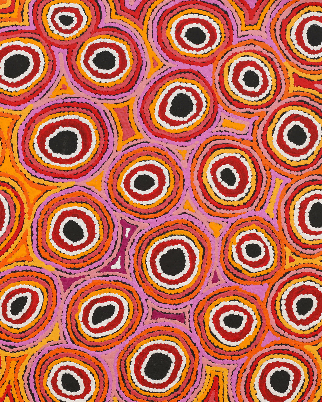Aboriginal Artwork by Antonia Napangardi Michaels, Lappi Lappi Jukurrpa, 61x46cm
