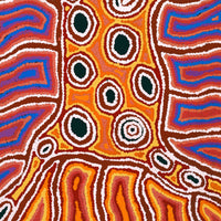Aboriginal Artwork by Antonia Napangardi Michaels, Lappi Lappi Jukurrpa, 61x46cm
