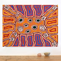 Aboriginal Artwork by Antonia Napangardi Michaels, Lappi Lappi Jukurrpa, 61x46cm