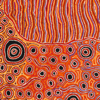 Aboriginal Artwork by Antonia Napangardi Michaels, Lappi Lappi Jukurrpa, 107x91cm