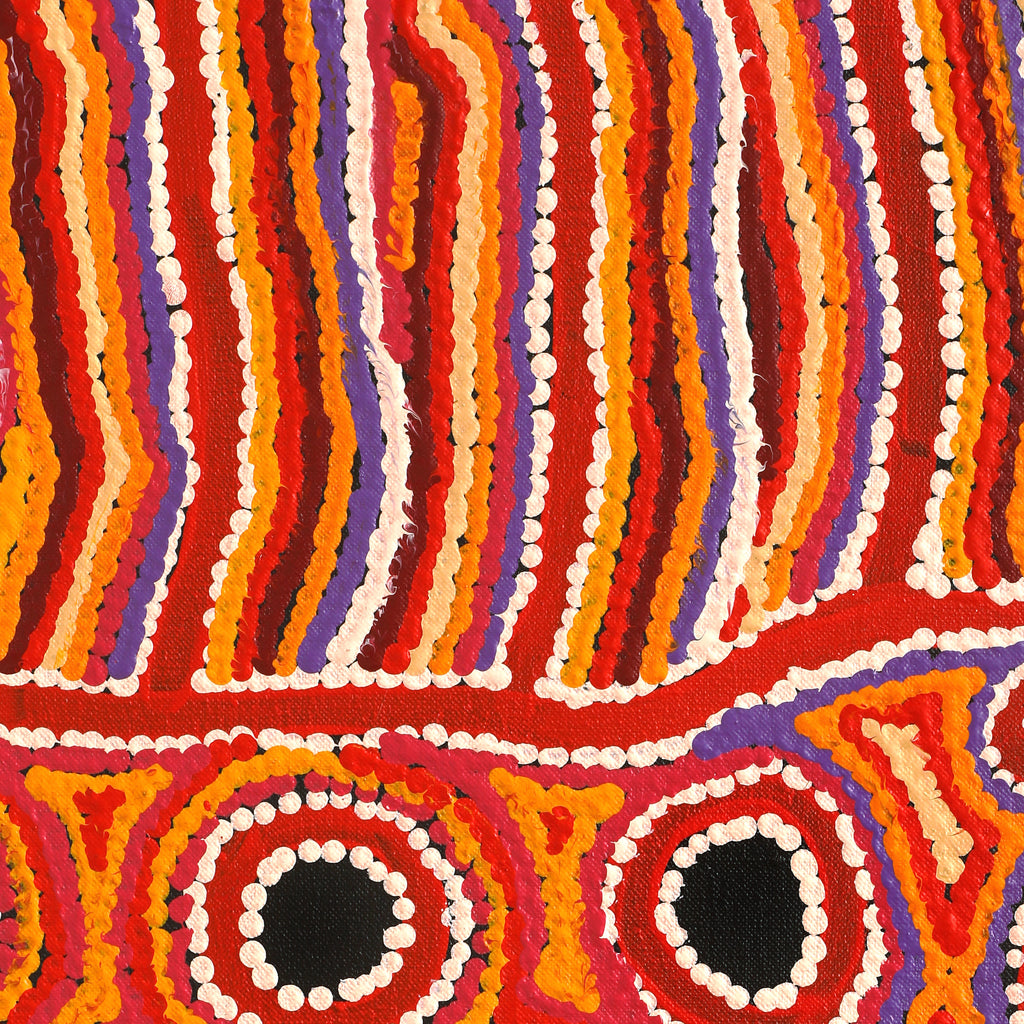 Aboriginal Artwork by Antonia Napangardi Michaels, Lappi Lappi Jukurrpa, 107x91cm