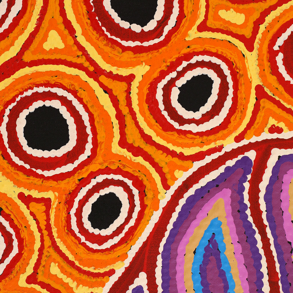Aboriginal Artwork by Antonia Napangardi Michaels, Lappi Lappi Jukurrpa, 122x107cm