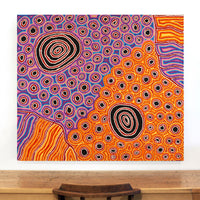 Aboriginal Artwork by Antonia Napangardi Michaels, Lappi Lappi Jukurrpa, 122x107cm
