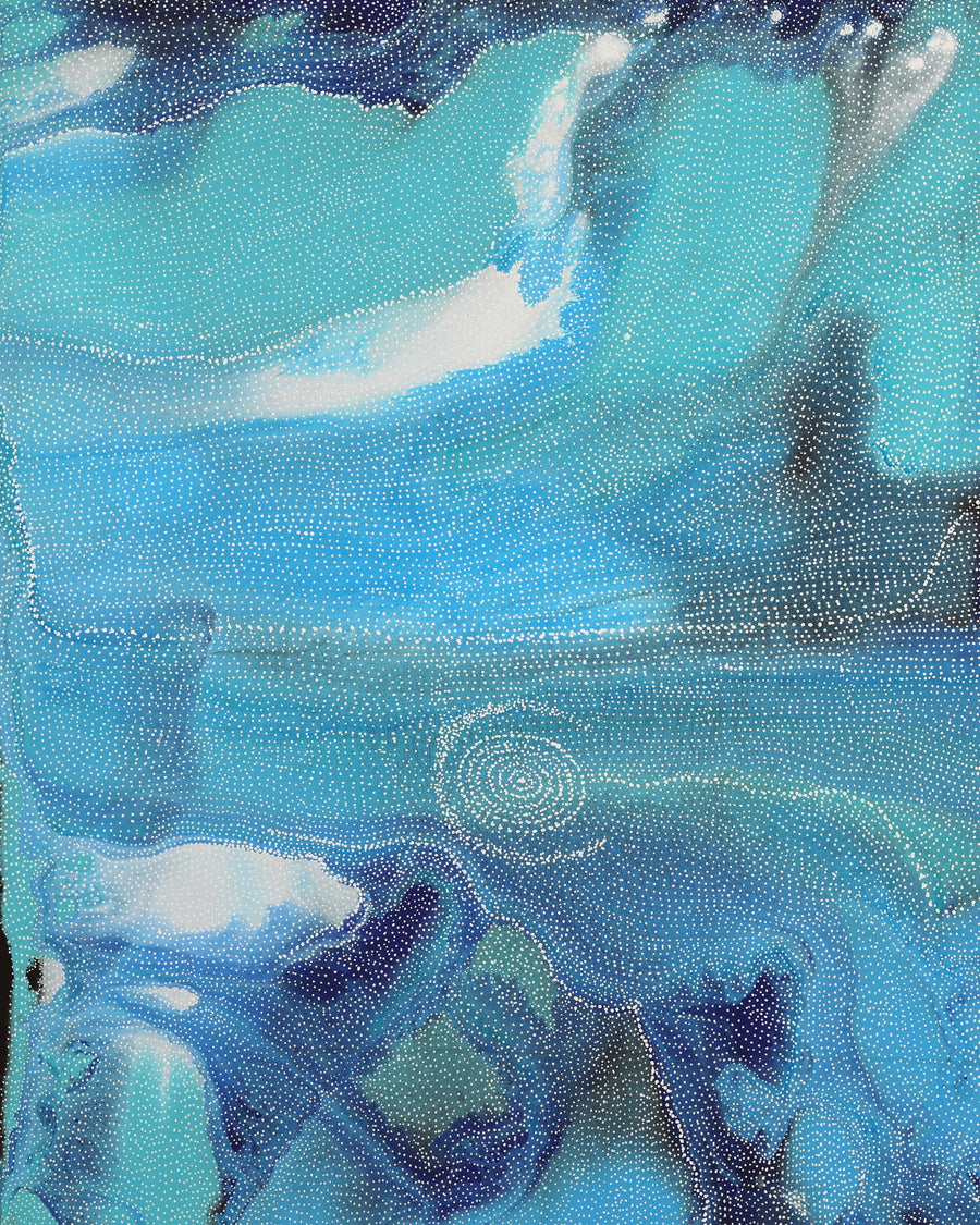 Athena Nangala Granites, Napaljarri-warnu Jukurrpa (Seven Sisters Dreaming), 182x122cm