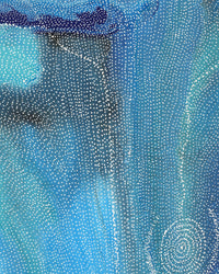 Athena Nangala Granites, Napaljarri-warnu Jukurrpa (Seven Sisters Dreaming), 182x122cm