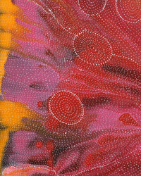 Athena Nangala Granites, Napaljarri-warnu Jukurrpa (Rêve des Sept Sœurs), 183x152cm