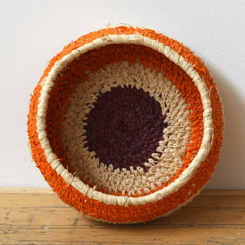 Aboriginal Artwork by Atipalku Intjaltki - 25cm Tjanpi Basket