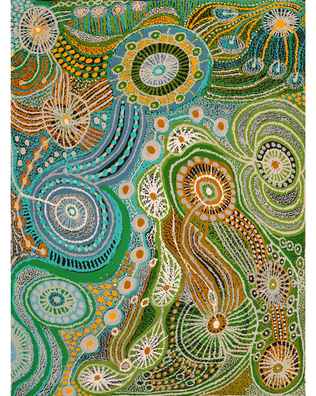 Atipalku Intjalki, Tjukurpa Mulayangu - Atipalku’s Story, 122x91cm