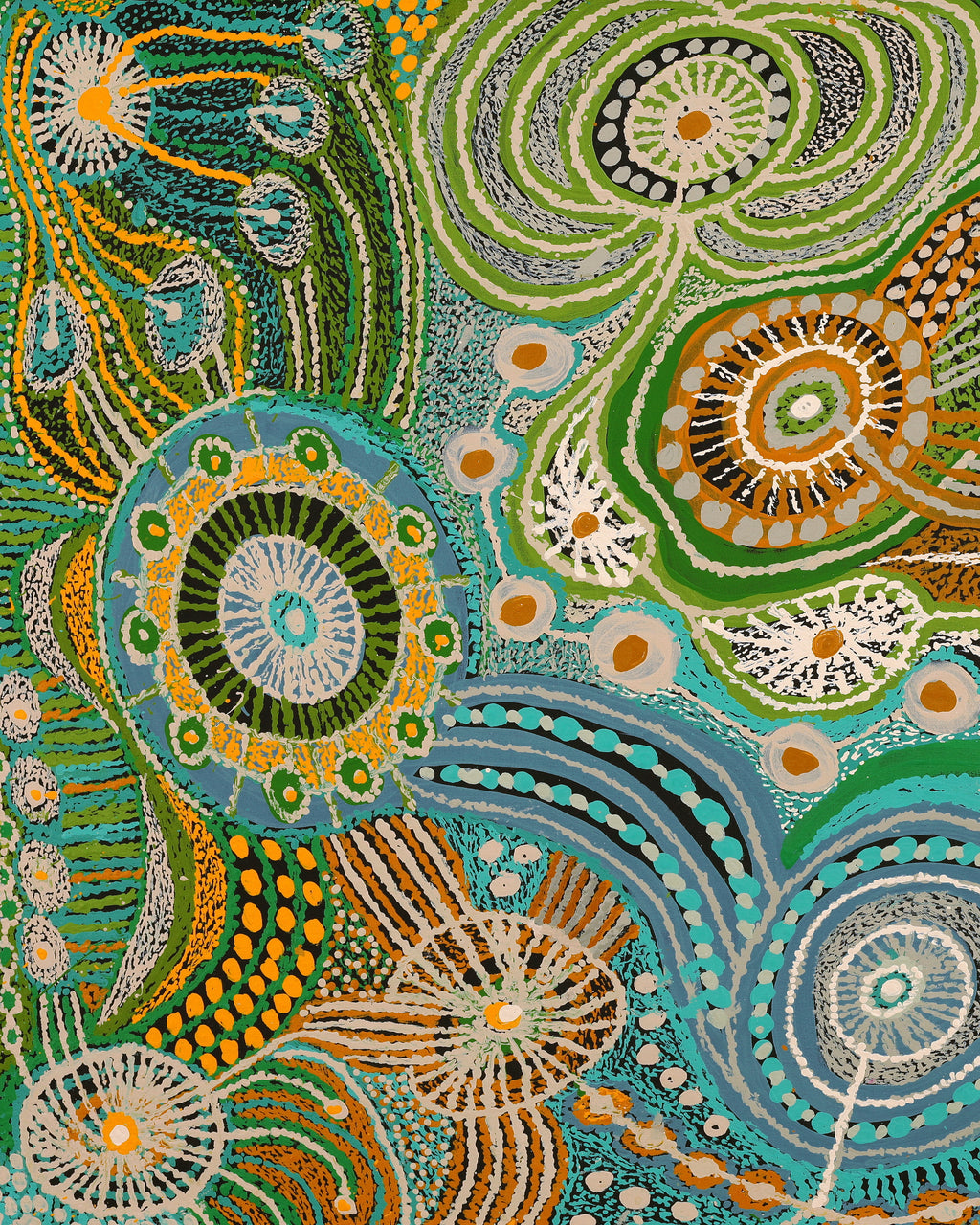 Atipalku Intjalki, Tjukurpa Mulayangu - Atipalku’s Story, 122x91cm