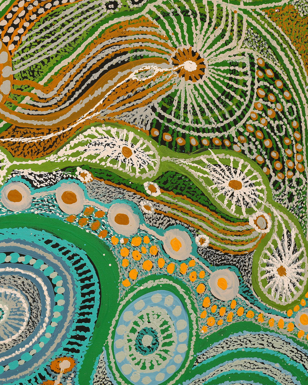 Atipalku Intjalki, Tjukurpa Mulayangu - Atipalku’s Story, 122x91cm