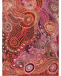 Atipalku Intjalki, Tjukurpa Mulayangu - Atipalku’s Story, 136x101cm