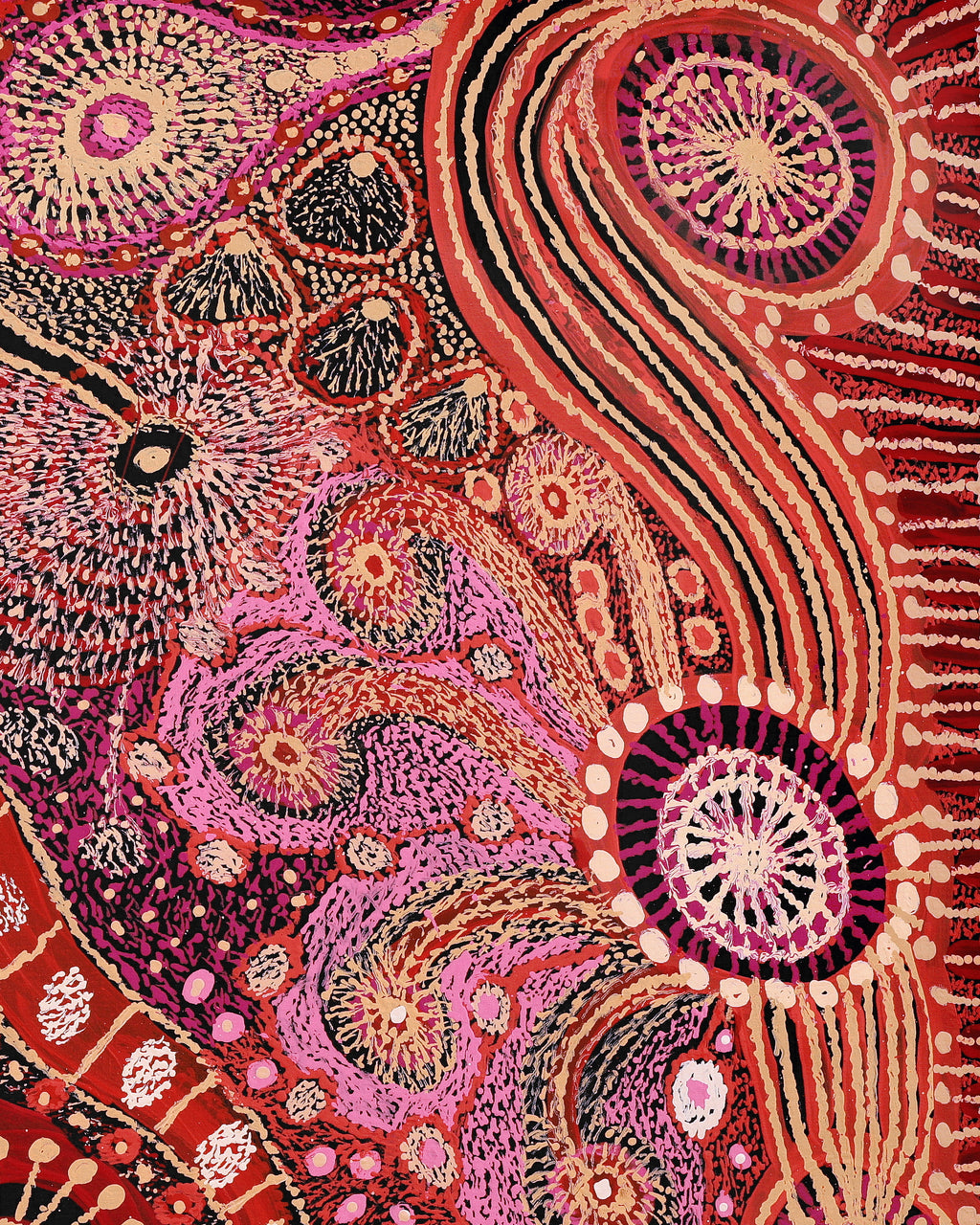 Atipalku Intjalki, Tjukurpa Mulayangu - Atipalku’s Story, 136x101cm