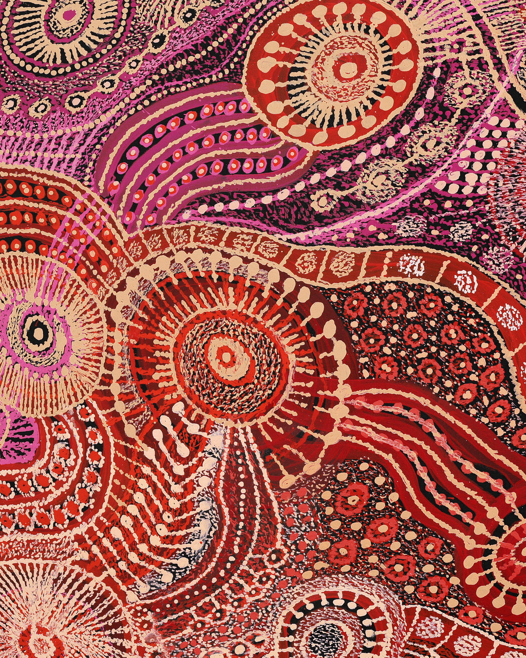 Atipalku Intjalki, Tjukurpa Mulayangu - Atipalku’s Story, 136x101cm
