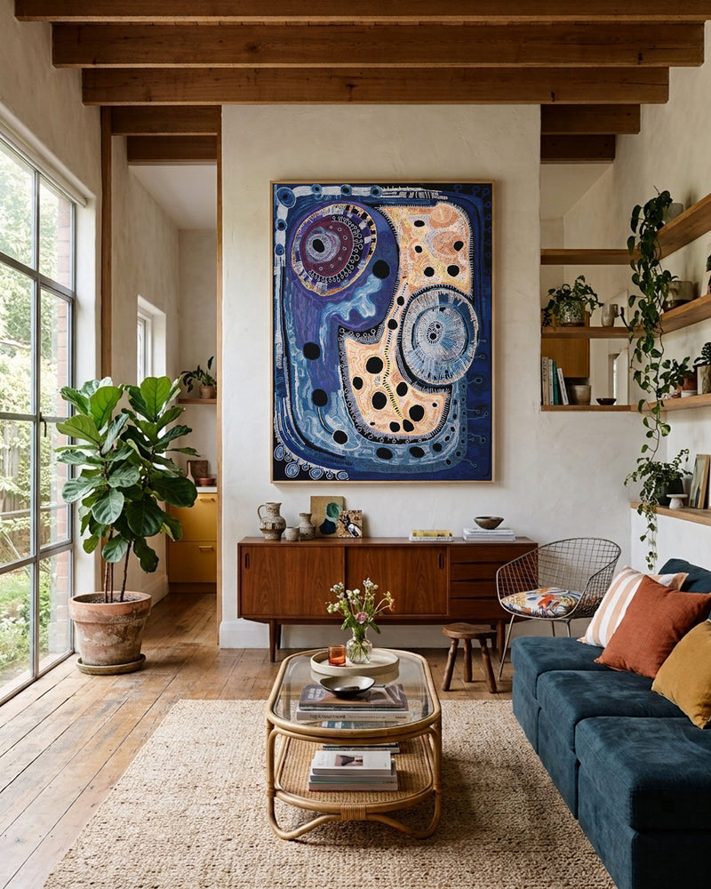 Audrey Brumby, Tjukula Tjuta, 182x137cm