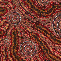 Aboriginal Artwork by Audrey Brumby, Tjukula Tjuta, 101x76cm