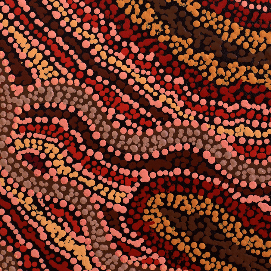 Aboriginal Artwork by Audrey Brumby, Tjukula Tjuta, 101x76cm