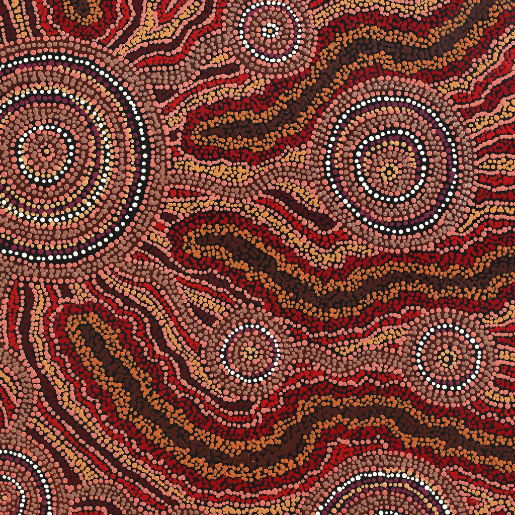 Aboriginal Art by Audrey Brumby, Tjukula Tjuta, 101x76cm - ART ARK®