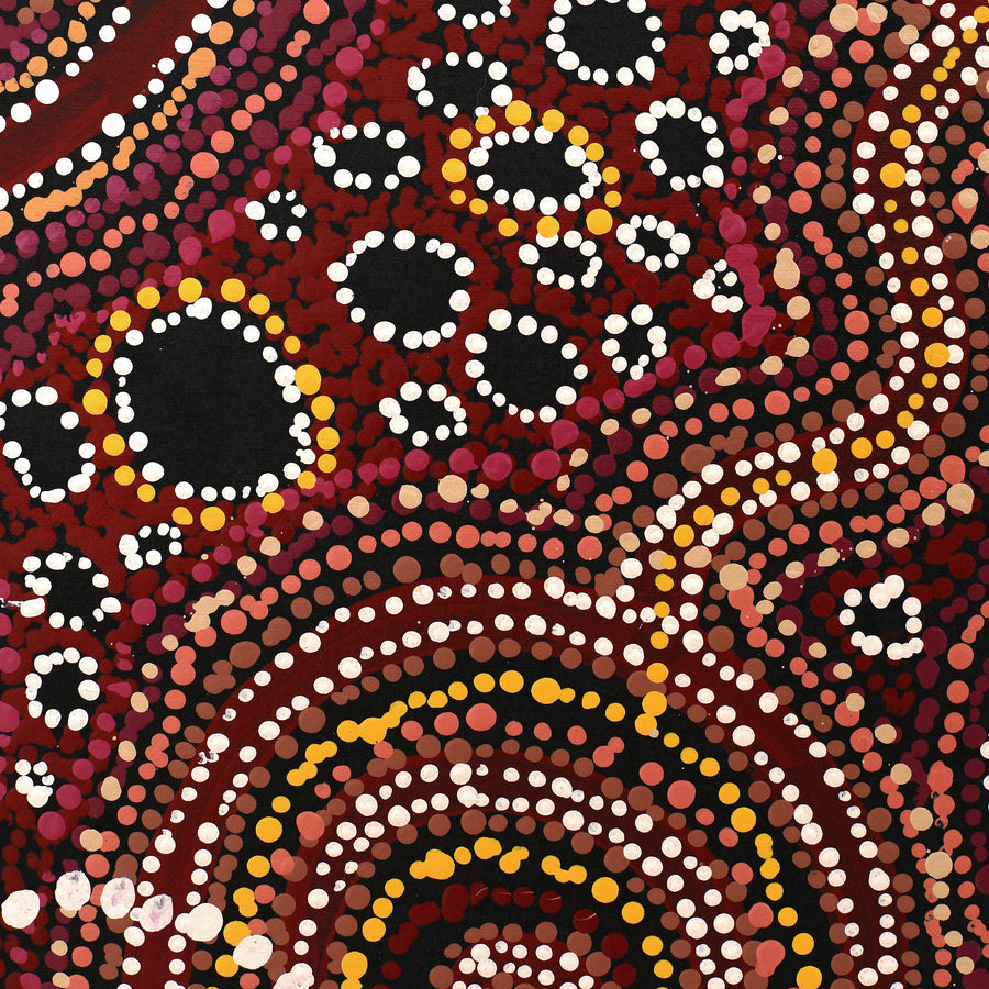 Aboriginal Artwork by Audrey Brumby, Tjukula Tjuta, 101x76cm