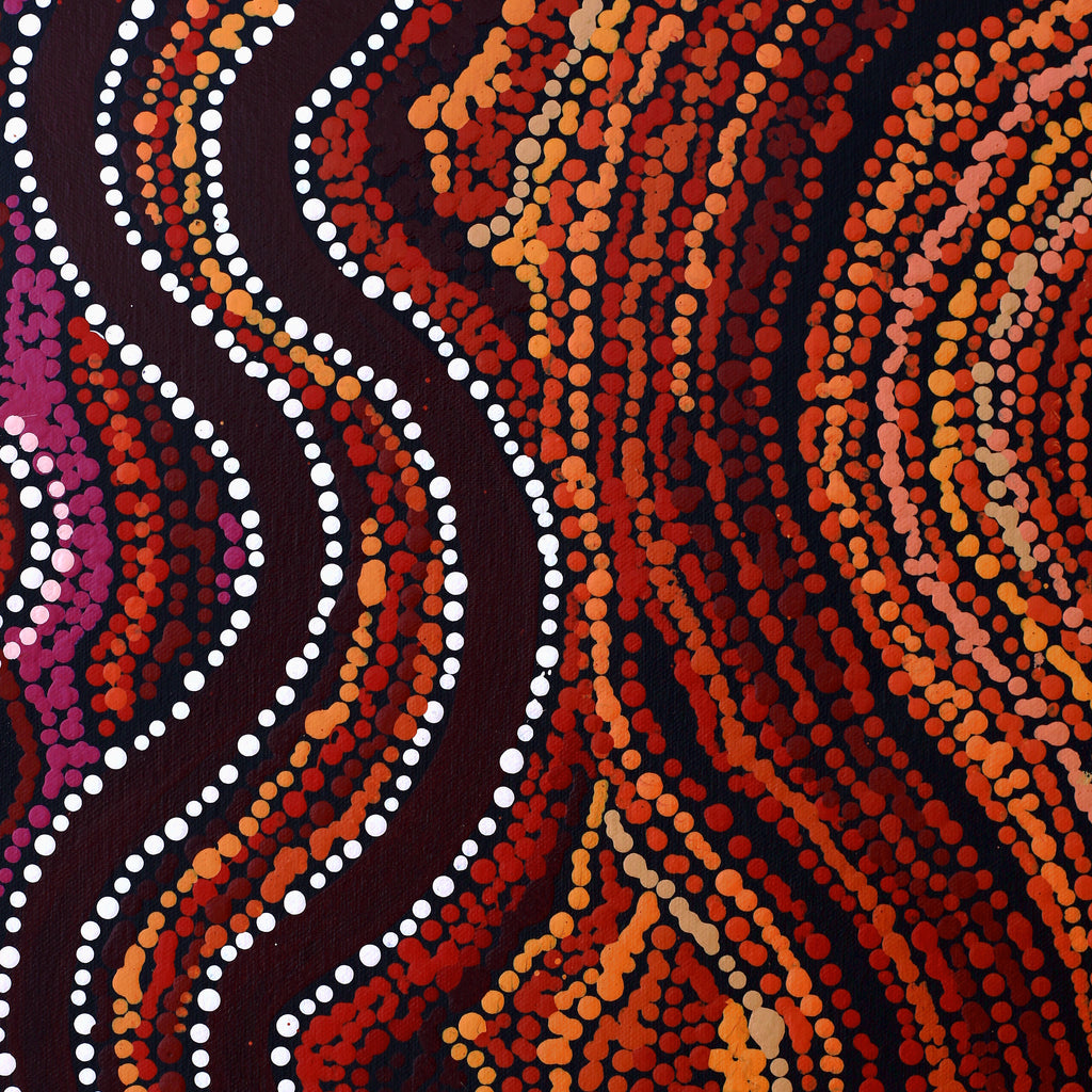 Aboriginal Artwork by Audrey Brumby, Tjukula Tjuta, 121x71cm