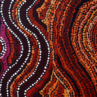 Aboriginal Art by Audrey Brumby, Tjukula Tjuta, 121x71cm - ART ARK®