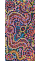 Aboriginal Art by Audrey Brumby, Ngura Tjuta Munu Tjukula Tjuta, 122x61cm - ART ARK®