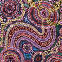 Aboriginal Art by Audrey Brumby, Ngura Tjuta Munu Tjukula Tjuta, 122x61cm - ART ARK®