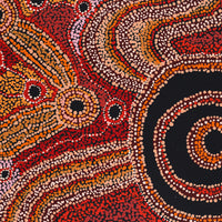 Aboriginal Artwork by Audrey Brumby, Ngura Tjuta Munu Tjukula Tjuta, 122x61cm