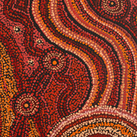 Aboriginal Artwork by Audrey Brumby, Ngura Tjuta Munu Tjukula Tjuta, 122x76cm