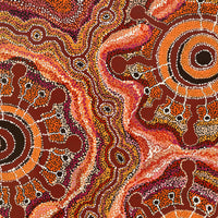 Aboriginal Artwork by Audrey Brumby, Ngura Tjuta Munu Tjukula Tjuta, 122x91cm