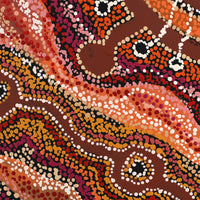 Aboriginal Artwork by Audrey Brumby, Ngura Tjuta Munu Tjukula Tjuta, 122x91cm