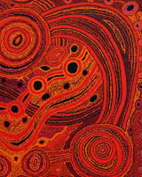 Aboriginal Artwork by Audrey Brumby, Tjukula Tjuta, 122x91cm