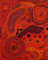Aboriginal Artwork by Audrey Brumby, Tjukula Tjuta, 122x91cm