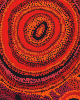 Aboriginal Artwork by Audrey Brumby, Tjukula Tjuta, 122x91cm