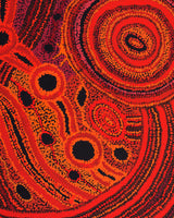 Aboriginal Artwork by Audrey Brumby, Tjukula Tjuta, 122x91cm