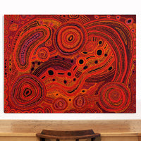 Aboriginal Artwork by Audrey Brumby, Tjukula Tjuta, 122x91cm