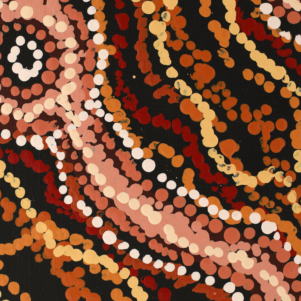 Aboriginal Artwork by Audrey Brumby, Waru Pulka, 152x122cm