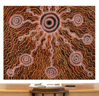 Aboriginal Artwork by Audrey Brumby, Waru Pulka, 152x122cm