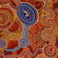 Aboriginal Artwork by Audrey Brumby, Ngura Tjuta Munu Tjukula Tjuta, 220x142cm