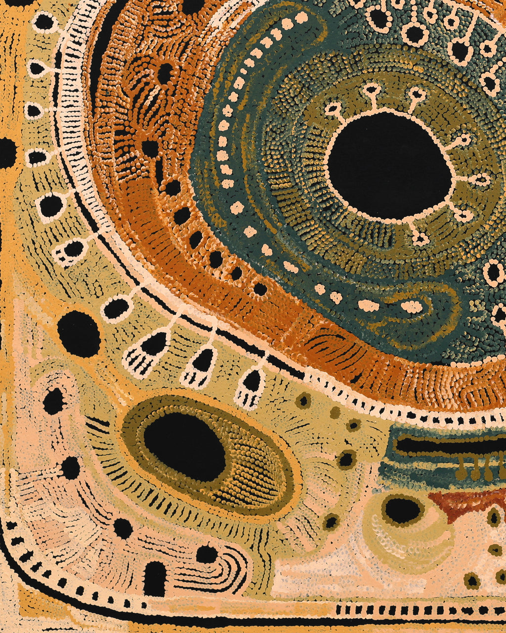 Audrey Brumby, Tjukula Tjuta, 180x132cm