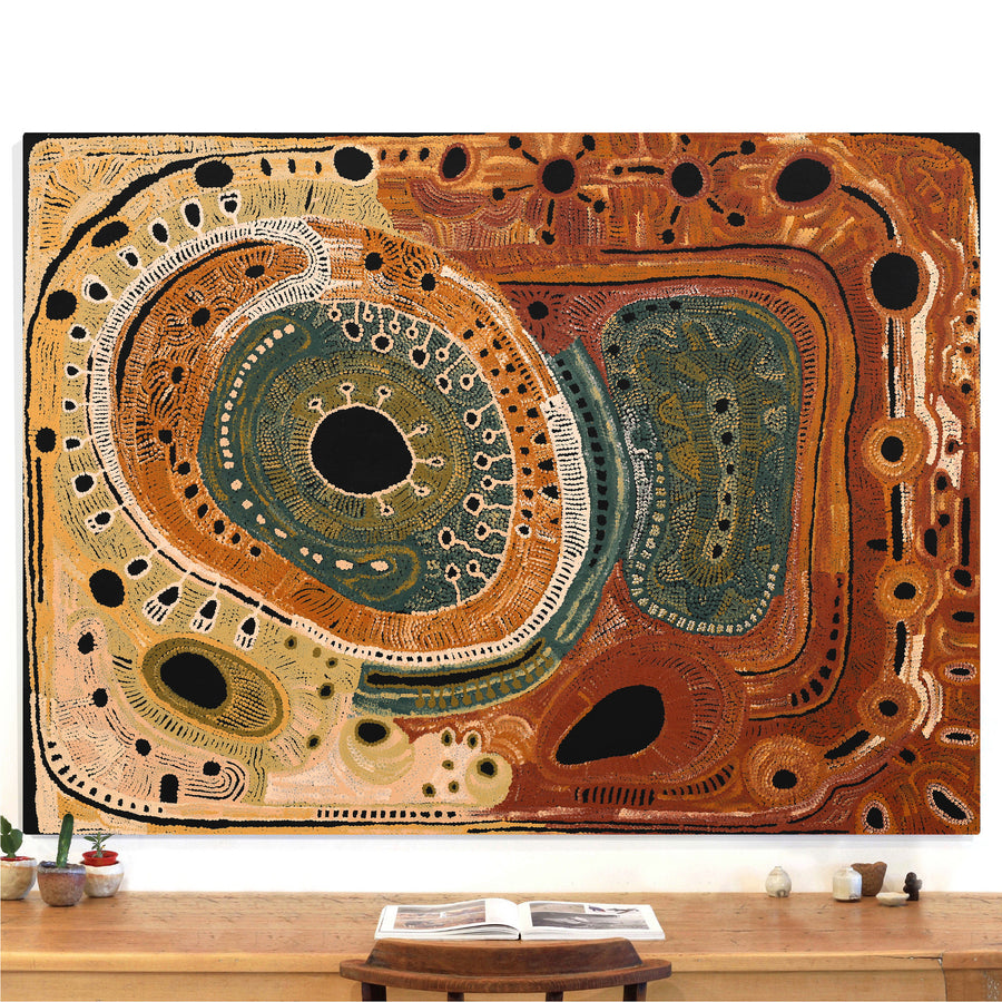 Audrey Brumby, Tjukula Tjuta, 180x132cm