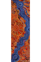 Aboriginal Art by Audrey Brumby, Ngura Tjuta Munu Tjukula Tjuta, 400x122cm - ART ARK®