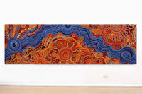 Aboriginal Art by Audrey Brumby, Ngura Tjuta Munu Tjukula Tjuta, 400x122cm - ART ARK®