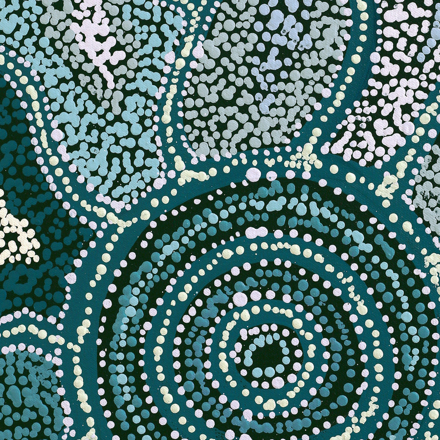 Aboriginal Artwork by Audrey Brumby, Ngura Tjuta Munu Tjukula Tjuta, 91x66cm