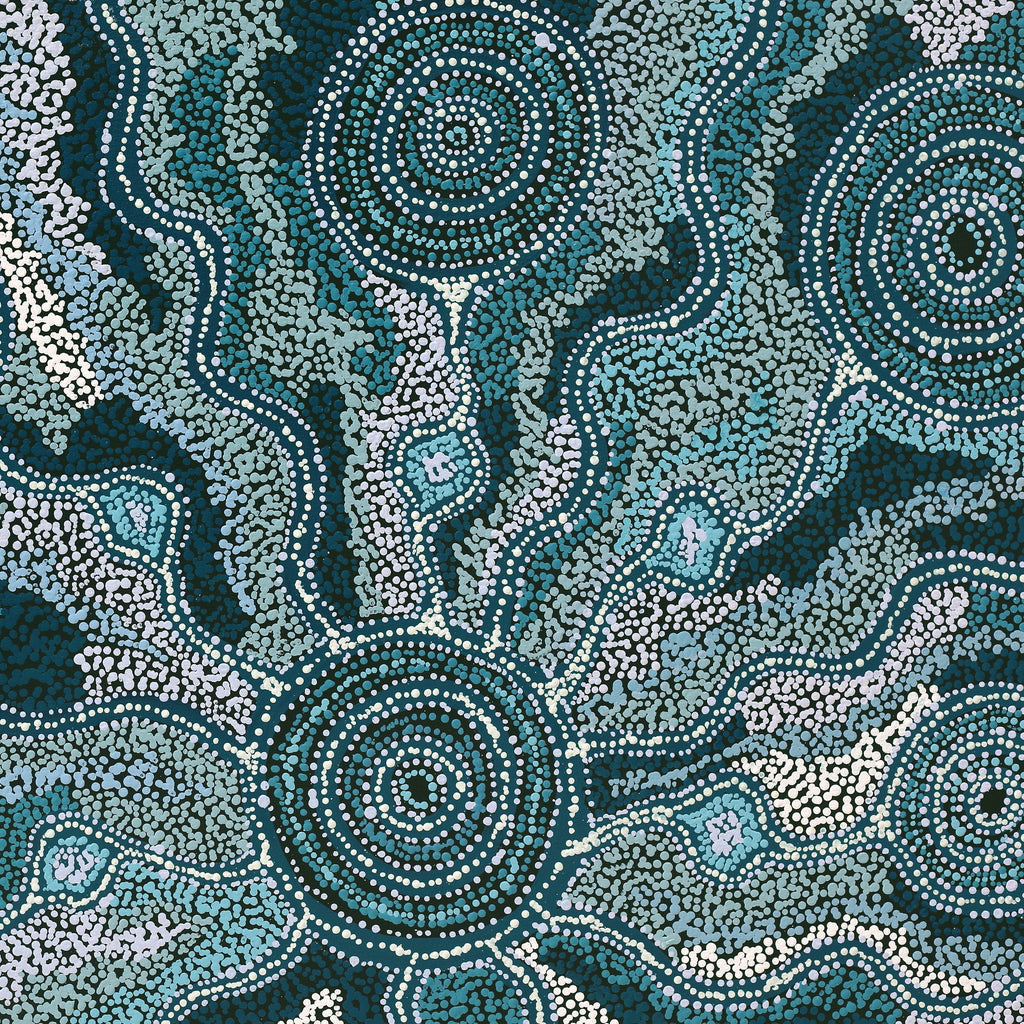 Aboriginal Artwork by Audrey Brumby, Ngura Tjuta Munu Tjukula Tjuta, 91x66cm
